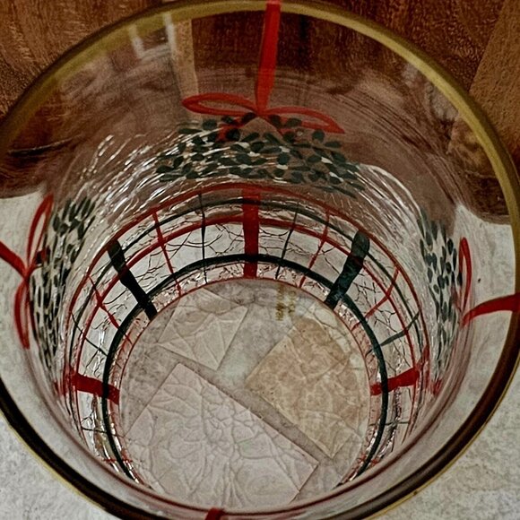 Fifth Avenue Crystal Mistletoe Hurricane Candle Holder 6" tealight votive New - Picture 15 of 15